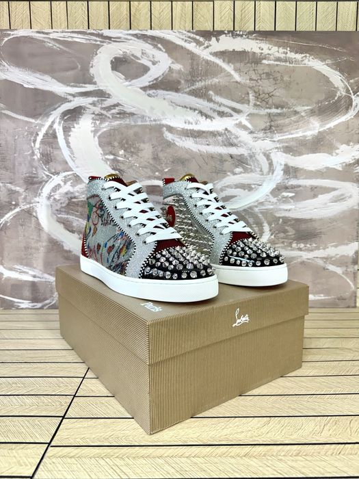 Christian Louboutin High Graffiti Spikes