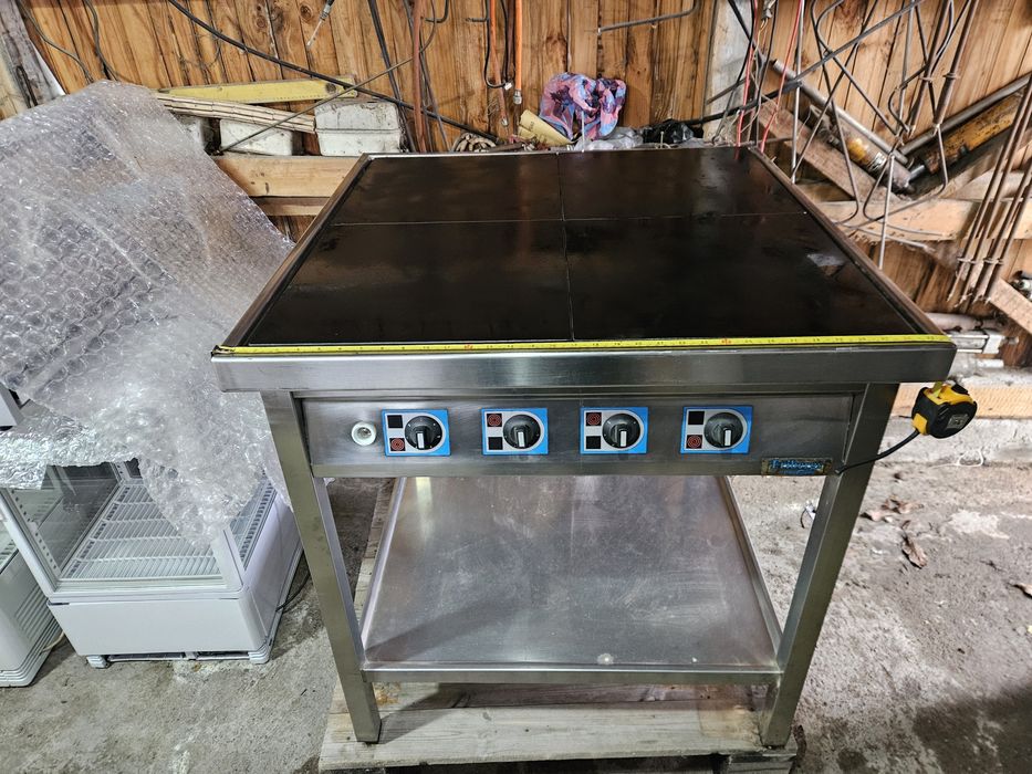 Електрически Котлон на база 4 плочи чугунени 40/40см. трифазен