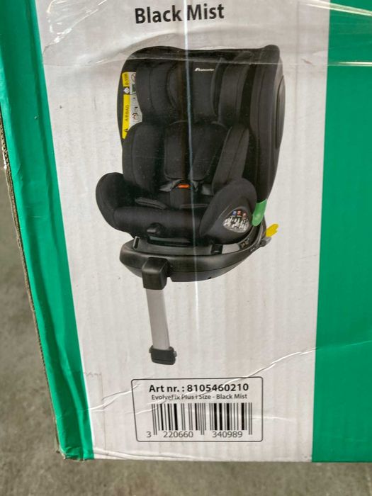 Стол за кола Bebe Confort Evolve Fix I-Size - Black