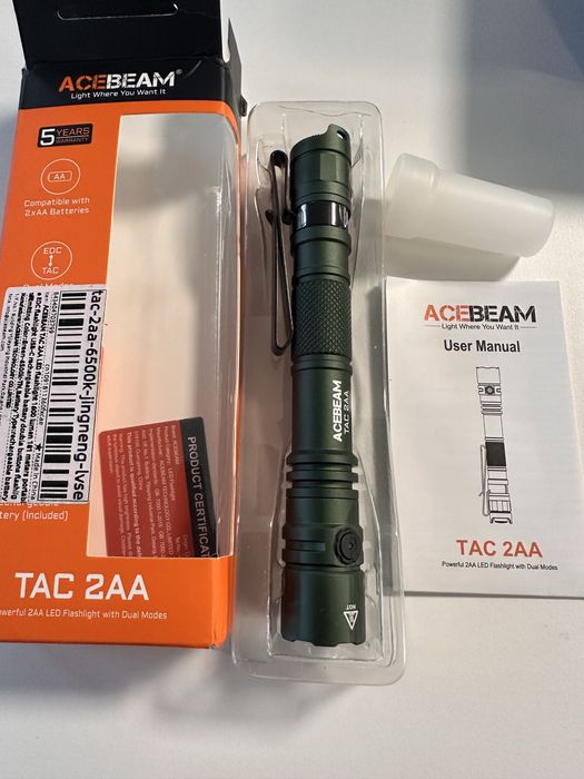 EDC фенер Acebeam TAC 2AA