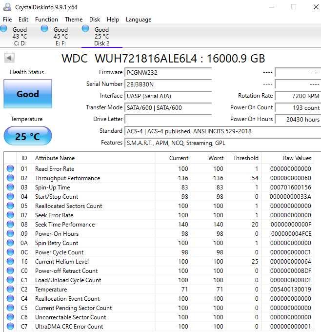 Hard Disk 16TB WD Ultrastar DC HC550 SATA3 Enterprise | Garanție 12 luni