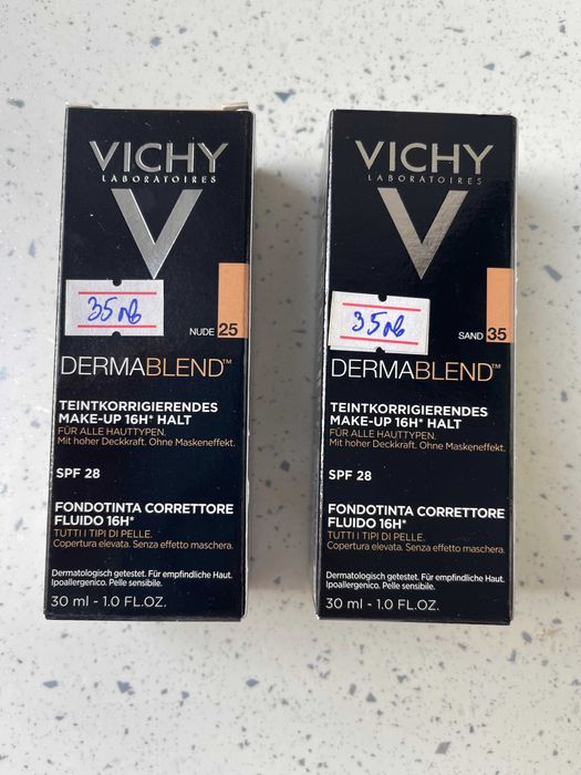 Vichy La Roche Фон дьо тени Цикапласт серум Слънцезащитни кремове