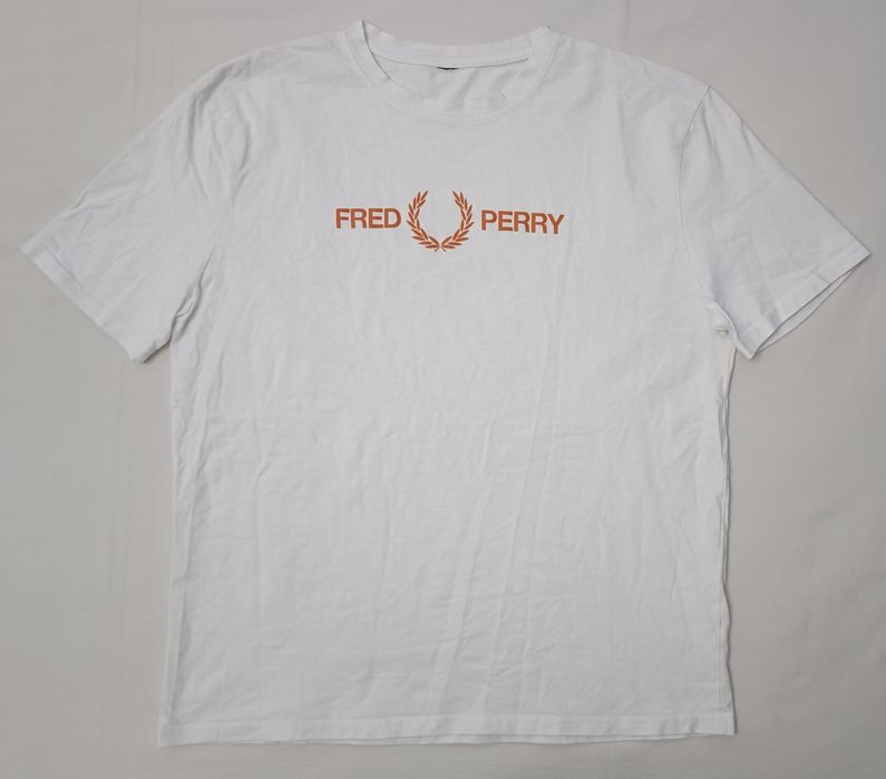 Fred Perry T-Shirt оригинална тениска L памучна фланелка