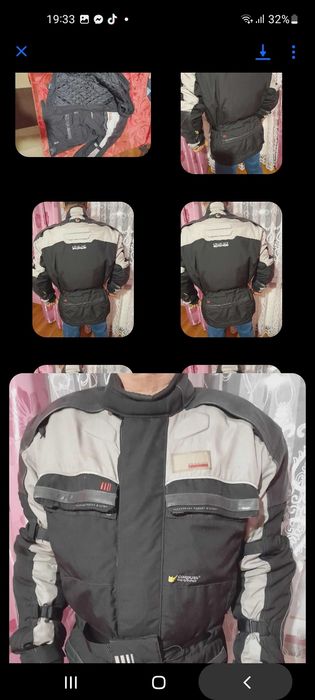 Geaca motociclist super bună și calitate mărime xl cu protecție umeri