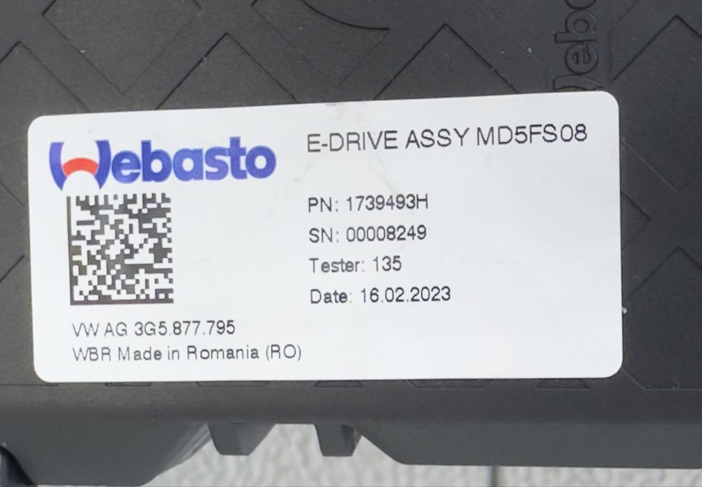 Панорама AUDI Q4 E - TRON 89A971648 89A877041E 89A907594BC