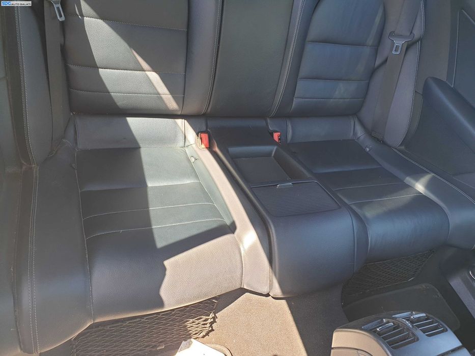 Bancheta Spate Sezut cu Spatar Piele Neagra Mercedes Clasa E Class W207 A207 C207 Coupe Cabrio 2009 - 2016 [K5596] [K5599]