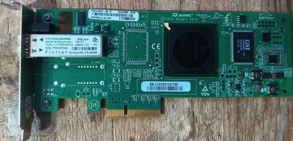 Новые и б/у адаптеры Fibre Channel SAN: Emulex, Qlogic, IBM, HP