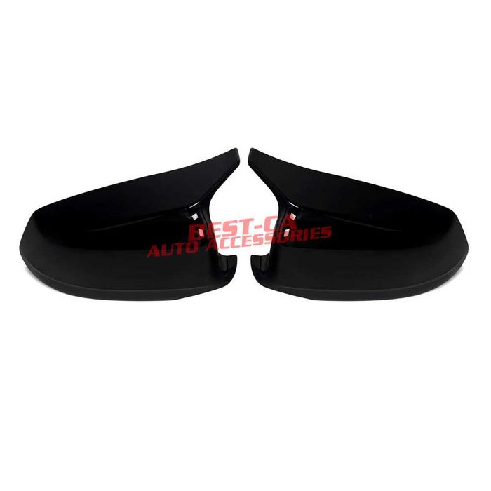 Capace oglinzi cu cleme pentru montaj direct Batman / M-Style compatibile cu BMW Seria 5 F10, F11 (2010-2013) pre lci – Negru Lucios
