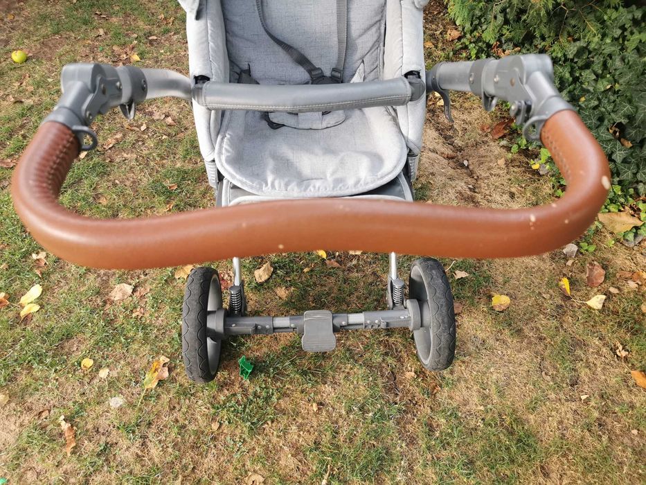 Комбинирана количка LORELLI RIMINI CLASSIC Grey&Black DOTS