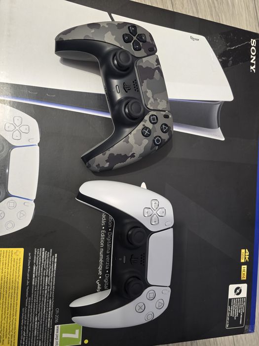 Ps5 slim digital 1tb+ 2controllere+FC26