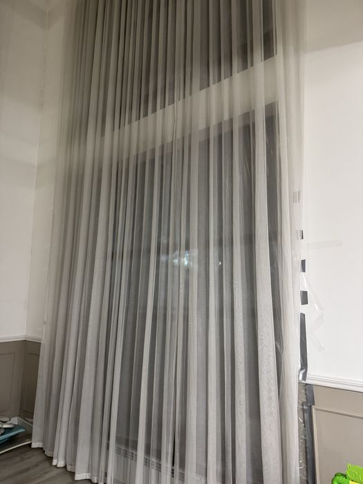 Шторы туль бу продам