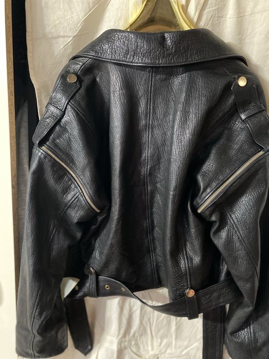 Geaca biker de piele Carolina Design