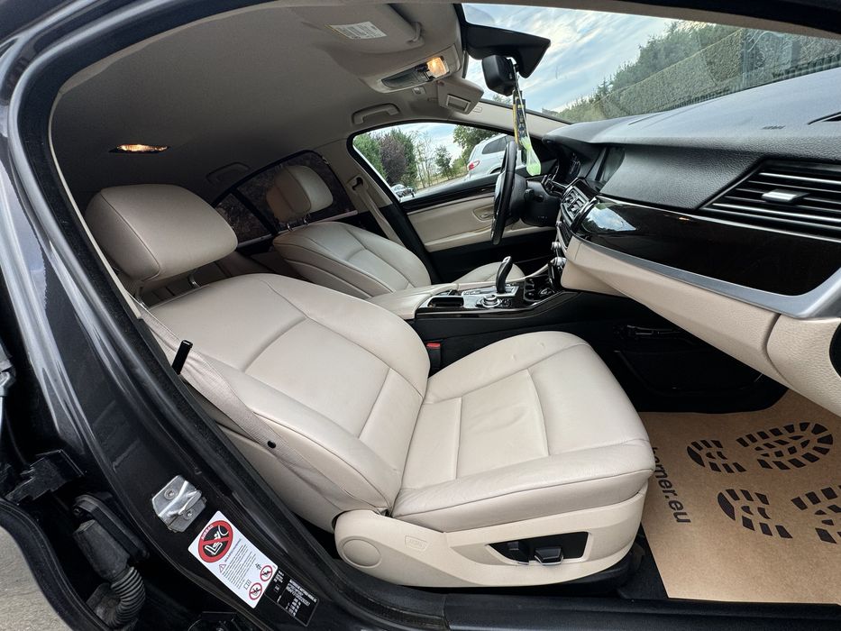 Bmw  seria 5 f10,x-drive,facelift 2014,258 cp,interior alb!