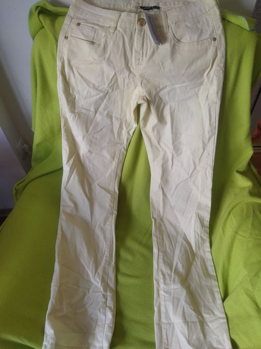 Нови дамски жълти дънки Есмара/Esmara 40н-р