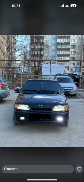 ВАЗ-2114 черного цвета