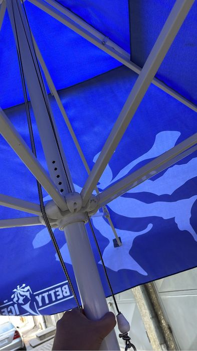 Umbrela din aluminiu/gradina/Terasa foarte calitativ Made in Italy NOU