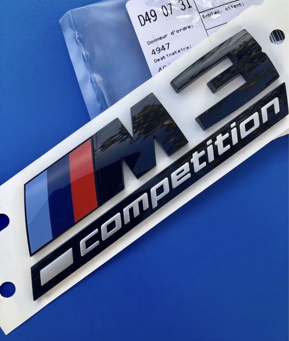 Emblema M3 Competition / Embleme auto BMW / Sticker Stema Sigla
