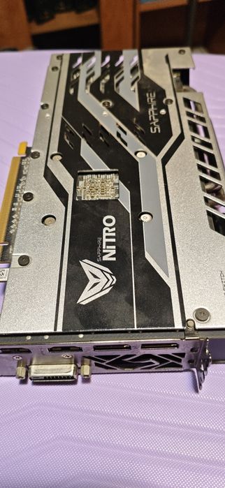 Placa video Amd sapphire Radeon nitro RX580 8 GB RAM impecabilă