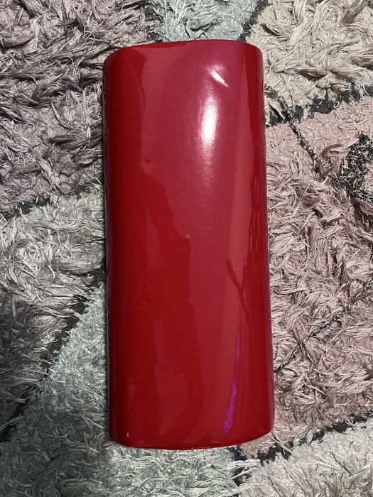 червена елегантна чанта