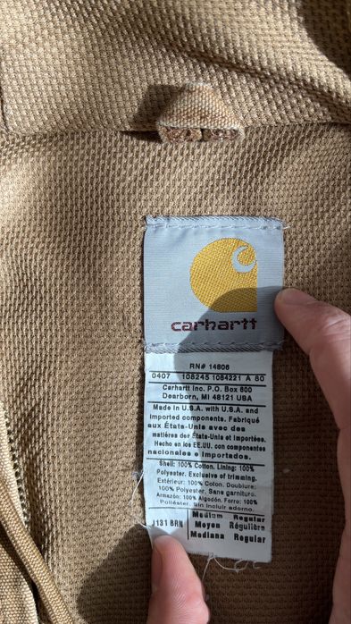 Carhartt workwear яке