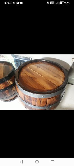 Мини барове от реставрирани Дъбови  Бъчви  с акцент   стил за ценители