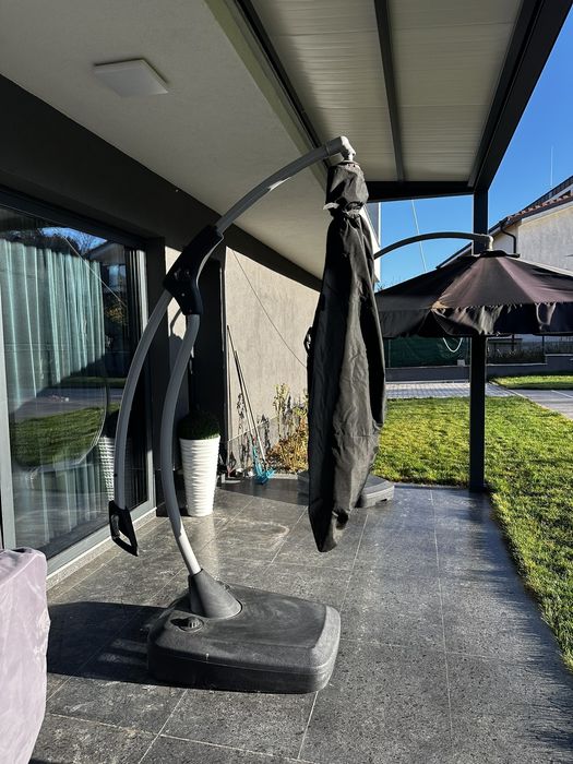 Висящ чадър HAUGESUND Ø300 черен