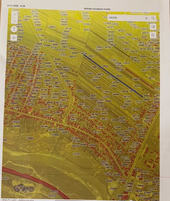 Teren de vânzare 4800 mp zona Maracineni, Buzau
