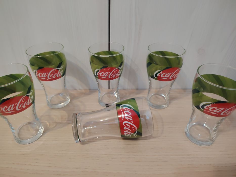 Set de 6 pahare coca cola