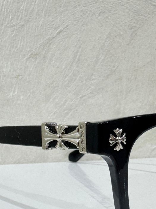 Ochelari chrome hearts negru/transparent
