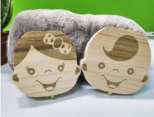 кутиика за зъбки кутия за бебешки зъби зъбчета