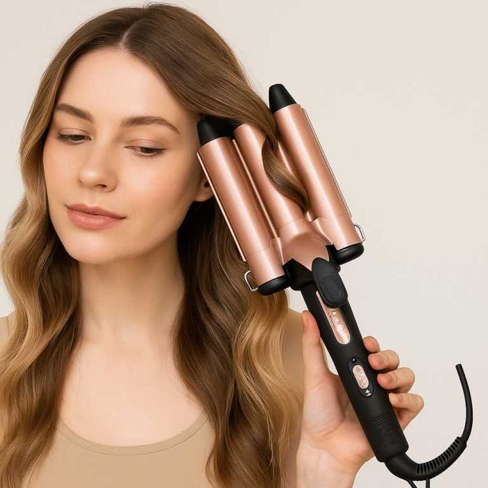 DALING DL-5211 – Тройна Ретро Професионална Преса за Къдрене, 100W