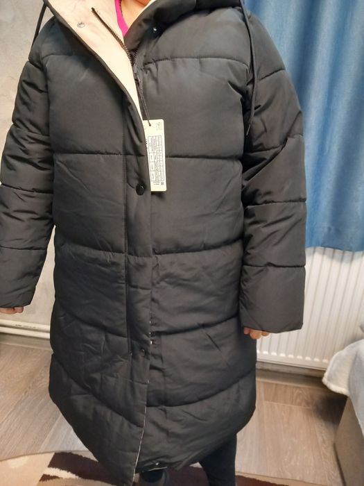 Geaca groasă cu doua fețe