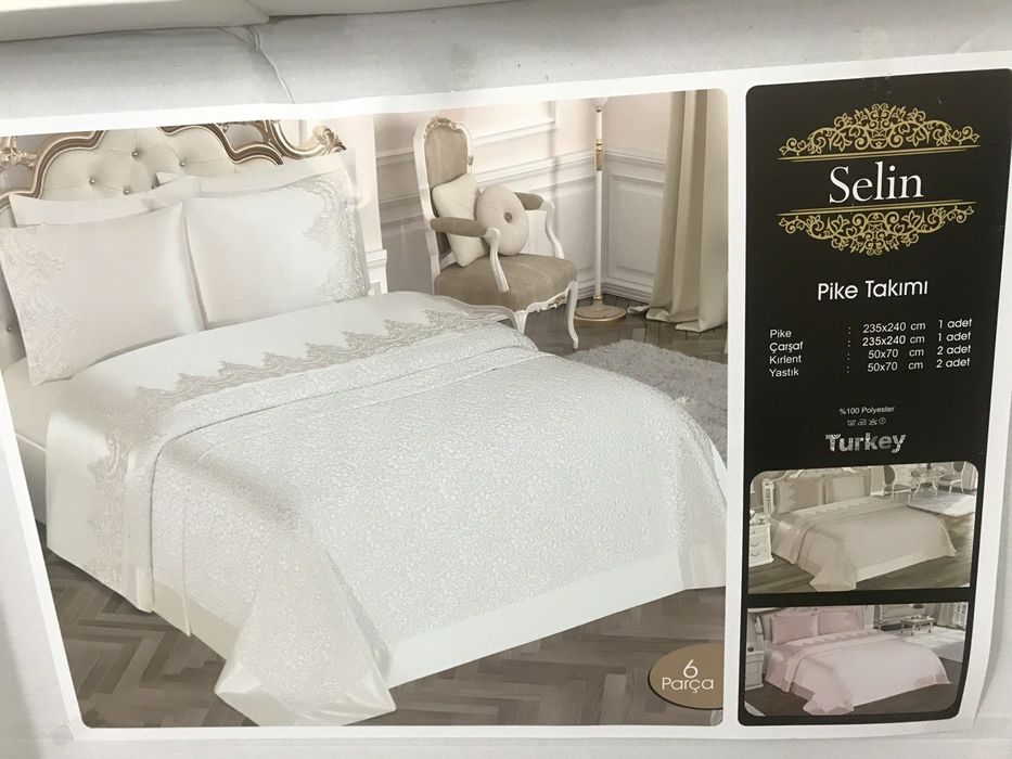 Сарпо Турецкое 6 штук свадебное покрывало с простыней и 4 наволочки