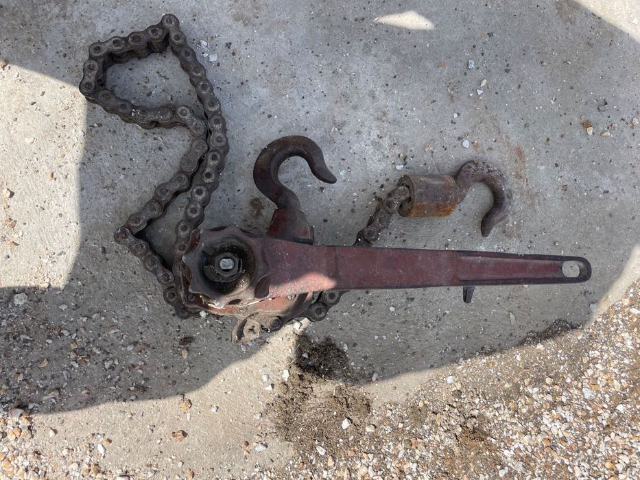 Лебедка с верига  верижна макара с тресчотка