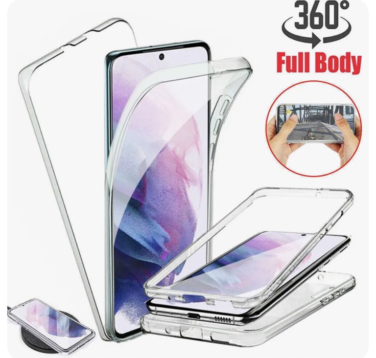 Husa CRYSTAL 360° fata + spate pt. Samsung Galaxy S23 Plus / S23 Ultra