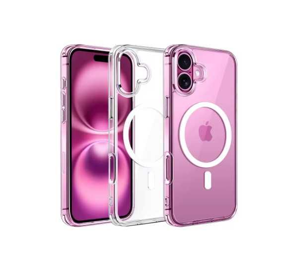 Husa iPhone 17 MagSafe Transparenta Luxury