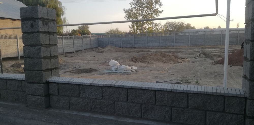 Кладка забор , термопанель