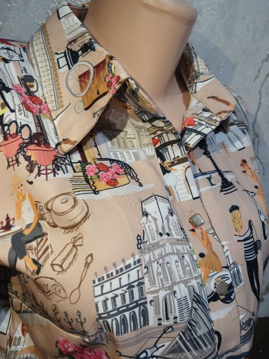 В наличии платья-рубашки белого и бежевого цвета.отличного качества