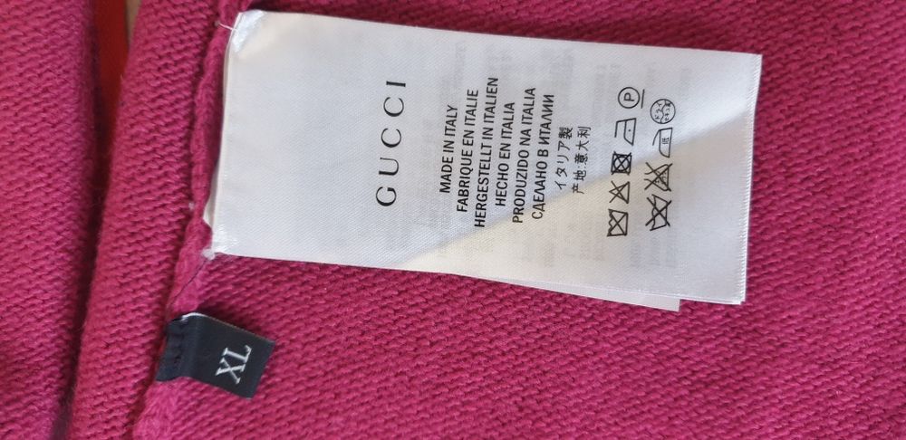 Gucci Wool Made in Italy Womens Size  L / XL ОРИГИНАЛ! Дамски Пуловер!
