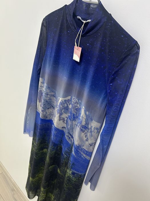 Rochie Jimmy Key, mărimea S, nouă cu etichetă, print munte