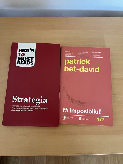 Lot 2 carti business – HBR's 10 Must Reads: Strategia + Fa imposibilul!