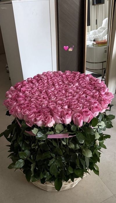 Цветы в корзине АСТАНА