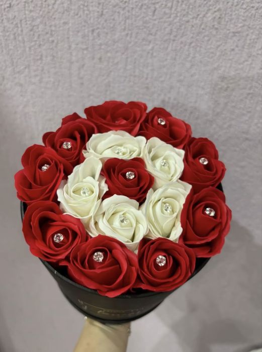 Cosulete cu flori din sapun