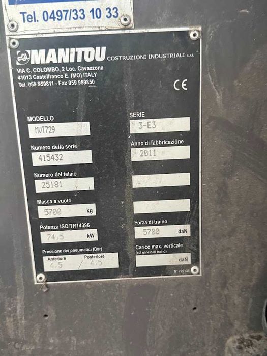 Manitou / Маниту 729