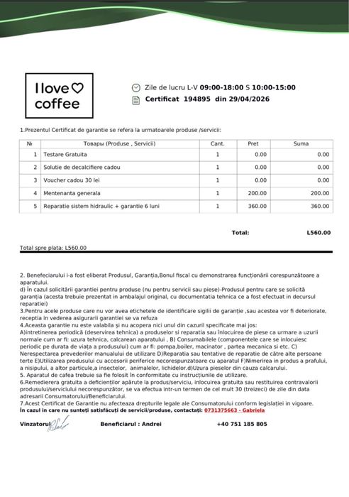 Espressor Philips seria 3300 servisat cu garantie
