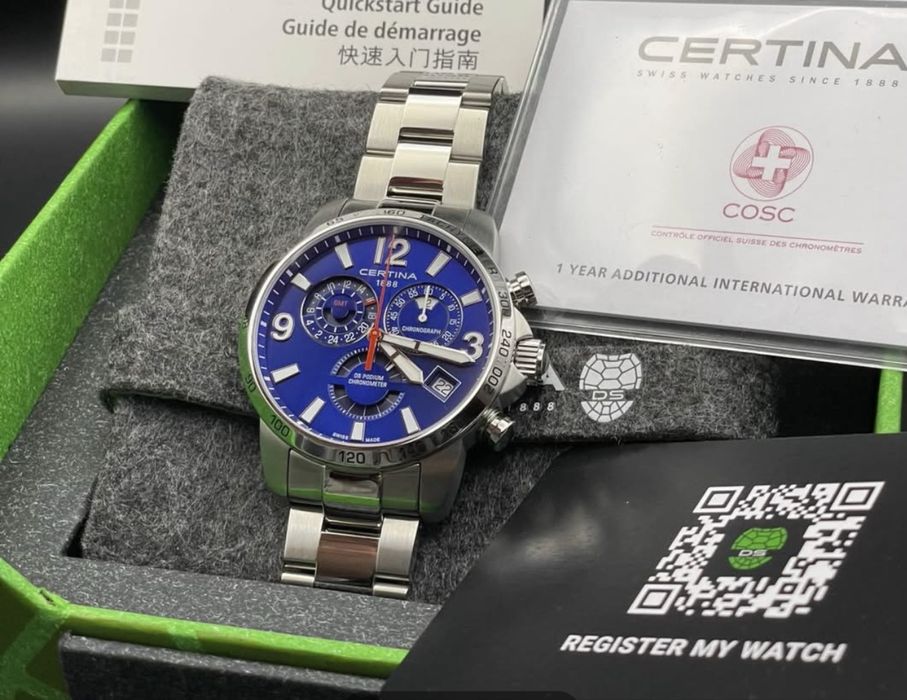 Certina DS Podium Chronograph GMT