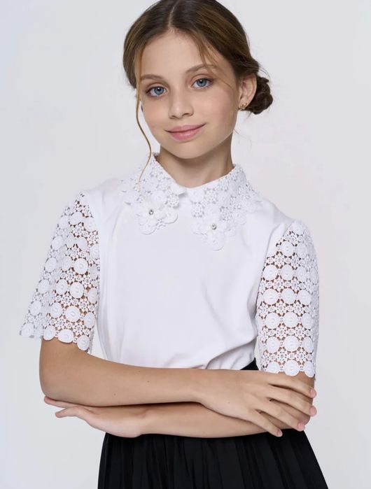 Школьная блузка для девочки
