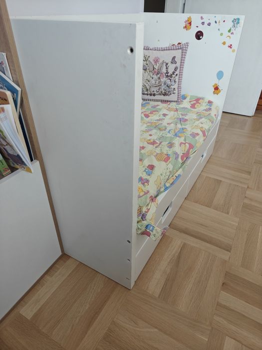 Бебешко детско легло креватче кошара Икеа с матрак 60/120