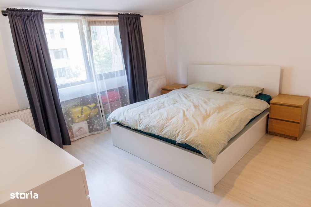 Duplex 3 camere | 1 minut metrou Obor | bloc 2015 | mobilat și utilat
