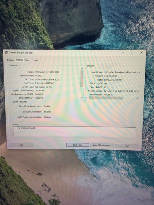 Pc gaming asus i7 gen 11 rtx 3070